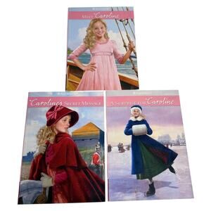 American Girl Caroline Book Set 3 Paperback Meet Secret Message Surprise Books